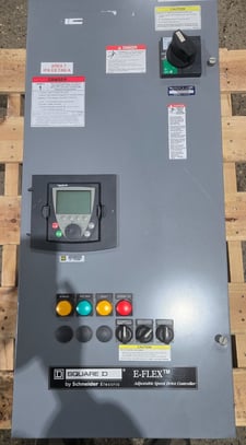 2 HP Square D, E-Flex-EFDDG4VT, Variable Speed Drive, Class 8839, 3 Phase, 2.9 Amps, 460 Volts