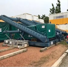 A-Frame Assembly, Simple KR3000, 15000 lb. Swl. Inboard, 30000 lb. Swl Outboad, 302" Standing Boom, 290" x