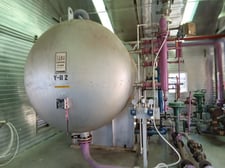 78" x 20' Maloney, horizontal FWKO, 100 psi, 150°F, 1988