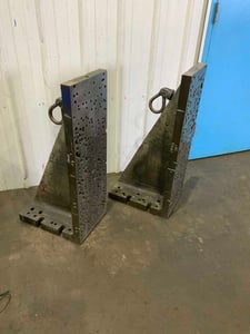 17" width x 36" H x 144" D Angle plates, 1 set