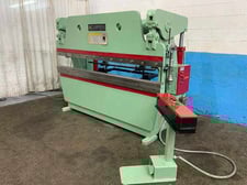 60 Ton, Accurpress #7608, hydrauic press brake, 8' overall, 78" between housing, 8" stroke, 10" throat, 10