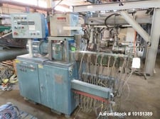 1.6" Werner & Pfleiderer #ZSK20, Co-Rotating twin screw extruder, 40:1 LD, 43" centerline, 588 RPM, w/