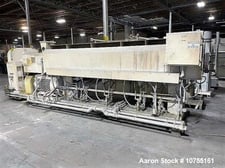 11" Prodex, Sgl Screw Pelletizing Line, w/ 2-deck screener, water cooled, 10-zone temp Control, hydraulic