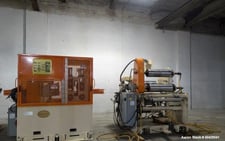 24" Vinyletech Abbottstown #D9060, Sheet Cooling Stack, 3 drums :12" diameter x 24", 12" diameter x 21", & 8"