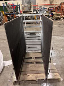 Cascade #R25D-CCB-350, carton clamp attachment, class II, 2500 lb. capacity, 4 x 4' pads, 2016