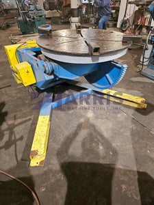 3000 lb. Ransome #30P, welding positioner, 350&deg; vari-speed power rotation, 135&deg; power tilt