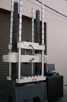 400000 lbf. (2000kN) Tinius Olsen #Deluxe-Super-L, 72" compression testing opening, 30" distance between