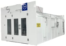 Vector automotive spray booth