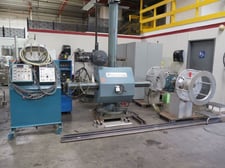 4' x 4' Ransome #M66, Welding Manipulator,Miller Syncrowave 300(s) AC/DC Arc Welding