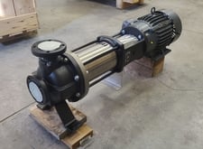 52 GPM @ 358' TDH, Grundfos #CR10-10H-G22-A-V-HQQV, horizontal multi-stage centrifugal pump package, unused