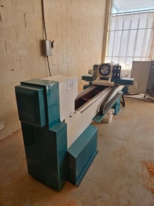 Style CNC #STL-3030, large heavy duty lathe machine for wood cutting, turning, milling, twisting, fluting