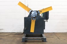4000 lb. Feed-Lease #PR-4M-18, motorized uncoiler, 18" width, 60" outside dimensions, 16"-21" ID, 2-15 RPM