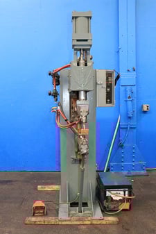 100 KVA Lors #1100AP, press type spot welder, 4" stroke, 36" throat, 1.5" holder diameter, 3" arm diameter