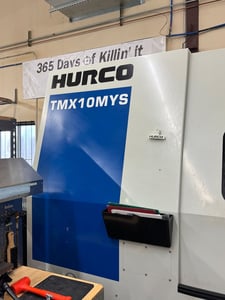 Hurco #TMX10MYS, CNC lathe w/sub-spindle, Y-Axis & live tooling, 22" swing, 32.5" centers, 3" bar, 2012