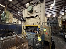250 Ton, Danly #S2-250-72-42, straight side double crank press, 12" stroke, 30.5" Shut Height, 10" adj, 72"