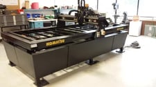 Komatsu #KCR-0448, CNC Plasma Cutting system, 4' x 8' capacity, G940-I plasma power, Rasor Server w/ DNC