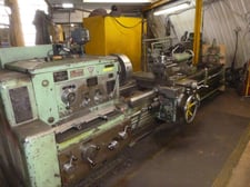 Stanko #1M63, Engine Lathe, 120" centers, steady rest, digital read out, 1974