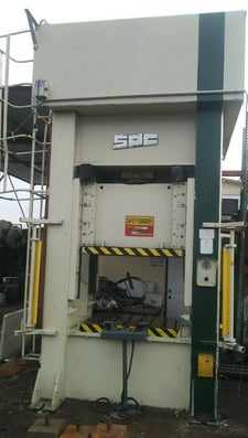 100 Ton, Sutherland #SPC, Auto Stamper Hydraulic Press, 2001