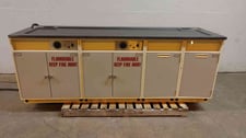 Fisher Hamilton, Flammable Liquid Storage Cabinet w/2 Dials, 96" L x 30" width x 36" H