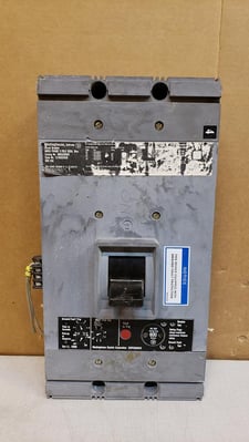 800 Amps, Westinghouse, HMCG3800F, Circuit Breaker, 3-Pole, 600 VAC