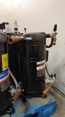 Copeland #ZR144KCE-TFD-965, Scroll Compressor, 3 Phase, 50/60 Hz, 460 V