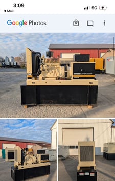 33 KW Kohler #30ROZJ, Diesel Generator, Trailer Mounted, 1 Phase, 33 kVA, 1800 RPM, 120/240 V, 1350 hours