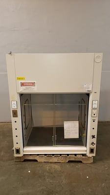 Fume Hood, 48" width x 40" D x 59" H Dimension, 2-Direction Sash