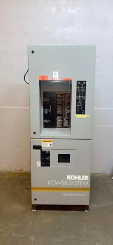 150 Amp. Kohler #ZCB-666341-0150, Bypass Isolation Transfer Switch, 3-Pole, 3 Phase, 4-Wire, 60 Hz, 480 V