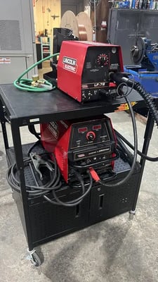 Lincoln #Invertec-V350-Pro with LF-72 feeder, to be rigged out with cables, guns & gas hose