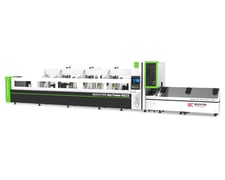 Bescutter #Hytube-6522, laser cutting system, 2000 watt, 244" 20.3' tube length, 8.66" tube diameter, IPG 2