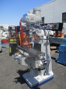 Frejoth (Bridgeport copy) milling machine w/ digital read out feed, 9" x42"table, 3 HP, R8 taper, 220V /