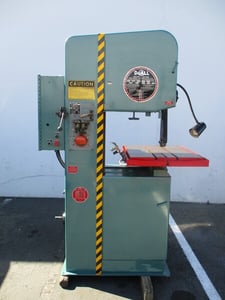 20" x 12" DoAll #2012-1A, vertical band saw, variable speed pneumatic feed, 30-5500 FPM, 1/8"-1"band width