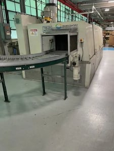 Ransohoff CAE #LeanVeyor, 15" x 24" Parts Washer with Sliding Access Doors, Chip Baskets, Belt Type Oil