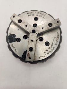 Metrology Systems Corp #Micro-Centric, 3-jaw coordinate measuring machine fixture