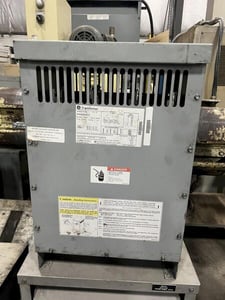 15 KVA 480 Primary, 208/120 Secondary, General Electric #9T83B3871G15, 3 phase transformer, Type 2 (IP30) encl