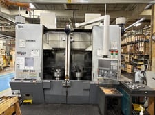24" Okuma #2SP-V60, vertical turret lathe, OSP-P200L Control, 24" table diameter, 27.56" swing, 24" chuck, 12