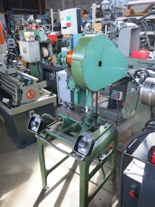 5 Ton, Benchmaster #153, Punch Press, 1-1/4" stroke, 4" throat, 6" x10"bed plate,S/N 62681