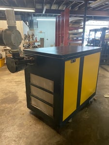 Kaeser #BSV-100, 40 HP vacuum pump, 208 V., 3600 RPM, 7700 hours, 2002