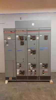 Cutler-Hammer Eaton, Motor Control Center, 10 Buckets, 3 Phase, 800/600 Amps, 480 V
