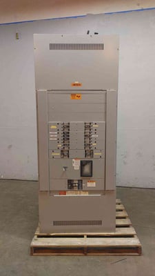600 Amp. General Electric, Spectra-RMS, Panelboard, (11) Main & Breakers, 3 Phase, 4 Wire, 480Y/277 V