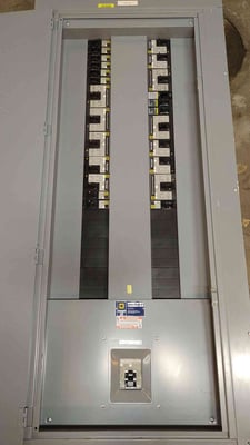 225 Amp. Square D, I-Line Panelboard, (25) Main & Breakers, 3 Phase, 4-Wire, 480Y/277 V