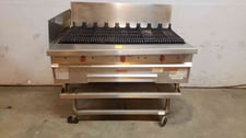 Vulcan Hobart #GHMCB51, Grill w/Rolling Base, Natural Gas Type
