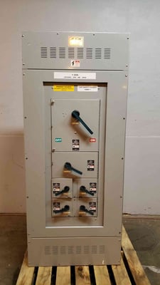 400 Amps, Siemens, Switchboard, (6) Switches, 3 Phase, 50/125 HP, 480 V