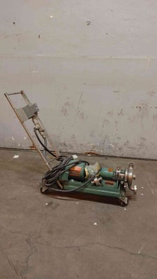 Tri-Clover #SP218MH-S, Tri-Flo Portable Stainless Steel Centrifugal Pump & Motor, 1 HP
