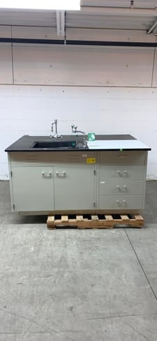 St. Charles, Casework Sink w/Faucet Eyewash Counter Top, 67" L x 48" width x 48" H