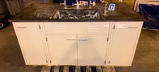 St. Charles, Lab Sink w/Casework Faucets Eyewash, 68" L x 33" width x36" H