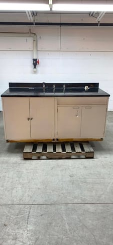 Jameston, Black Epoxy Sink Bundle, 72" L x 30" width x 36" H