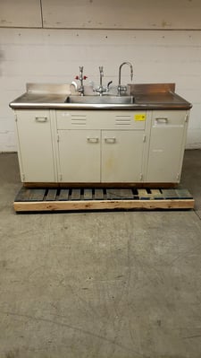 St. Charles, Lab Casework Stainless Sink Bundle, 68" L x 30" width x 48" H