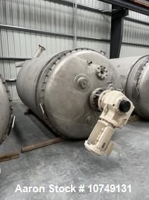 3000 gallon Gea-Niro, 304 Stainless Steel Reactor, Vertical, 43 psi @ 203°F., 6' 6" diameter, 9' 6" straight