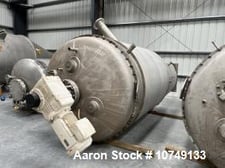 3000 gallon Gea-Niro, 304 Stainless Steel Reactor, Vertical, Jacketed, Agitated, 43 psi @ 203°F, 1-stage